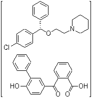 左旋氯哌斯汀芬地柞酸盐